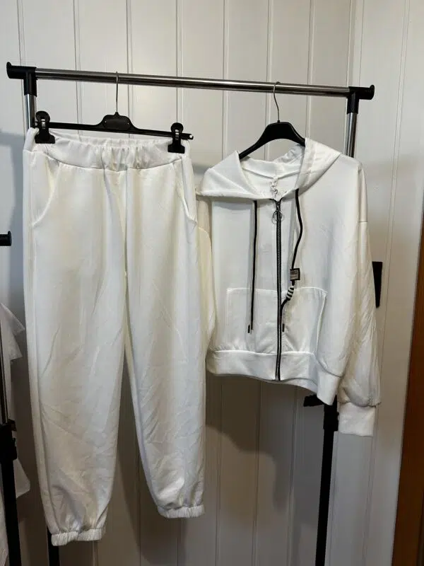 Jogginanzug Weiß