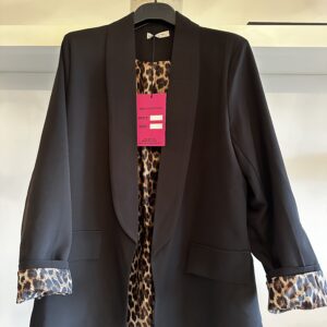 Blazer schwarz leo